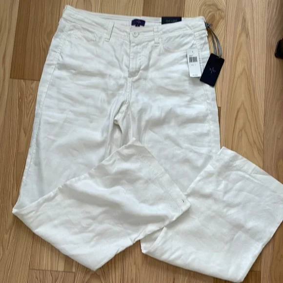 NWT NYDJ LINEN TROUSER Size 12 - Picture 1 of 7
